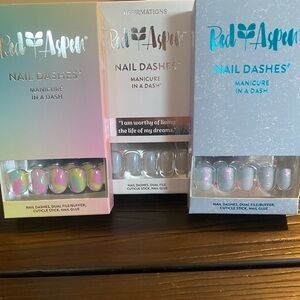 Nail Dashes, 3 sets. Brand new in boxes.